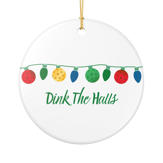 Dink the Halls Christmas Ornament