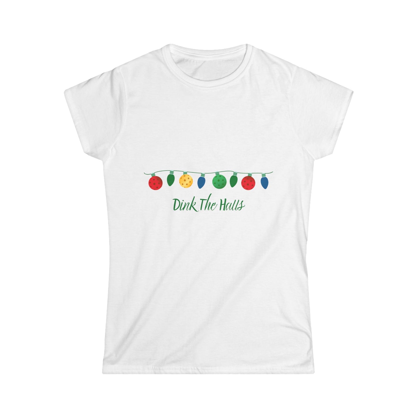 Women's Merry Dink-mas Pickleball Tee