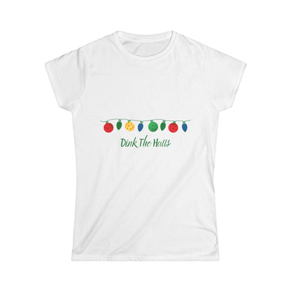 Women's Merry Dink-mas Pickleball Tee
